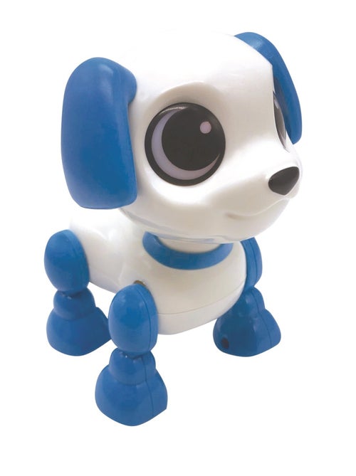Power Puppy Mini Cane robot con effetti luminosi e sonori, comando battimani, ripetizione vocale - Kiabi
