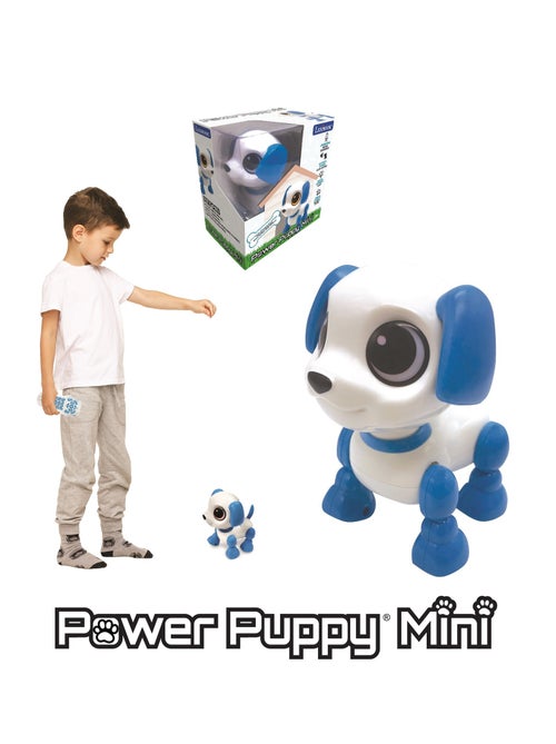 Power Puppy Mini Cane robot con effetti luminosi e sonori, comando battimani, ripetizione vocale - Kiabi