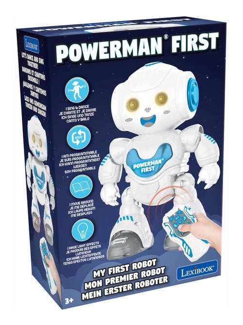 Powerman® primo robot stem, danza, musica, dimostrazione incl. Telecomando - Kiabi