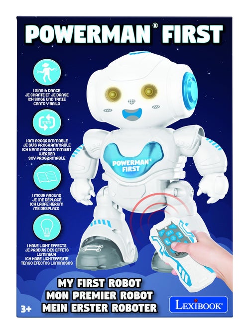 Powerman® primo robot stem, danza, musica, dimostrazione incl. Telecomando - Kiabi