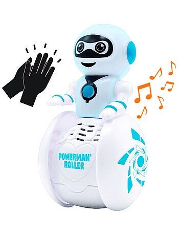 POWERMAN? Roller Robot a una ruota perfettamente equilibrato con effetti sonori e luminosi