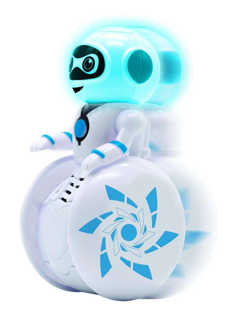 POWERMAN® Roller Robot a una ruota perfettamente equilibrato con effetti sonori e luminosi Bianco - Kiabi