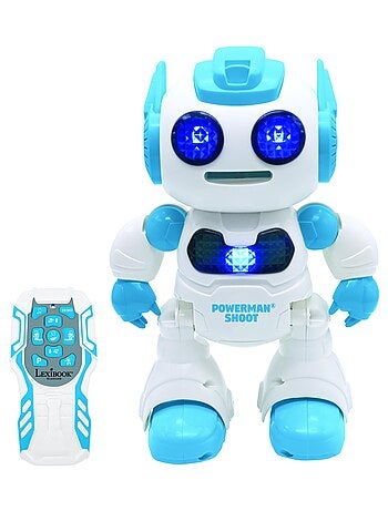 Powerman® Shoot STEM robot, danza, musica, dimostrazione incl. telecomando e dischi di schiuma