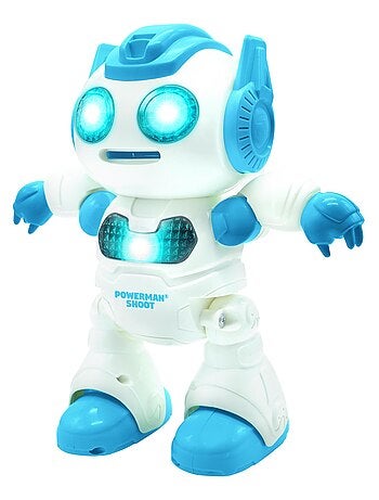 Powerman® Shoot STEM robot, danza, musica, dimostrazione incl. telecomando e dischi di schiuma