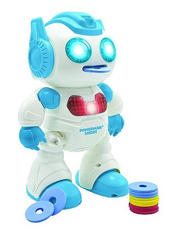 Powerman® Shoot STEM robot, danza, musica, dimostrazione incl. telecomando e dischi di schiuma