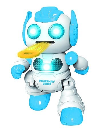 Powerman® Shoot STEM robot, danza, musica, dimostrazione incl. telecomando e dischi di schiuma