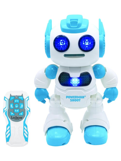 Powerman® Shoot STEM robot, danza, musica, dimostrazione incl. telecomando e dischi di schiuma - Kiabi