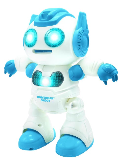 Powerman® Shoot STEM robot, danza, musica, dimostrazione incl. telecomando e dischi di schiuma - Kiabi