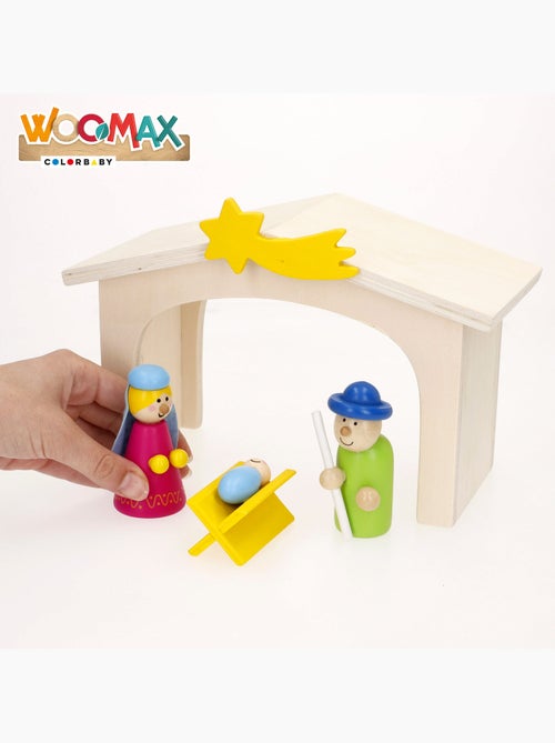 Presepe in legno 11 pezzi WOOMAX - Kiabi