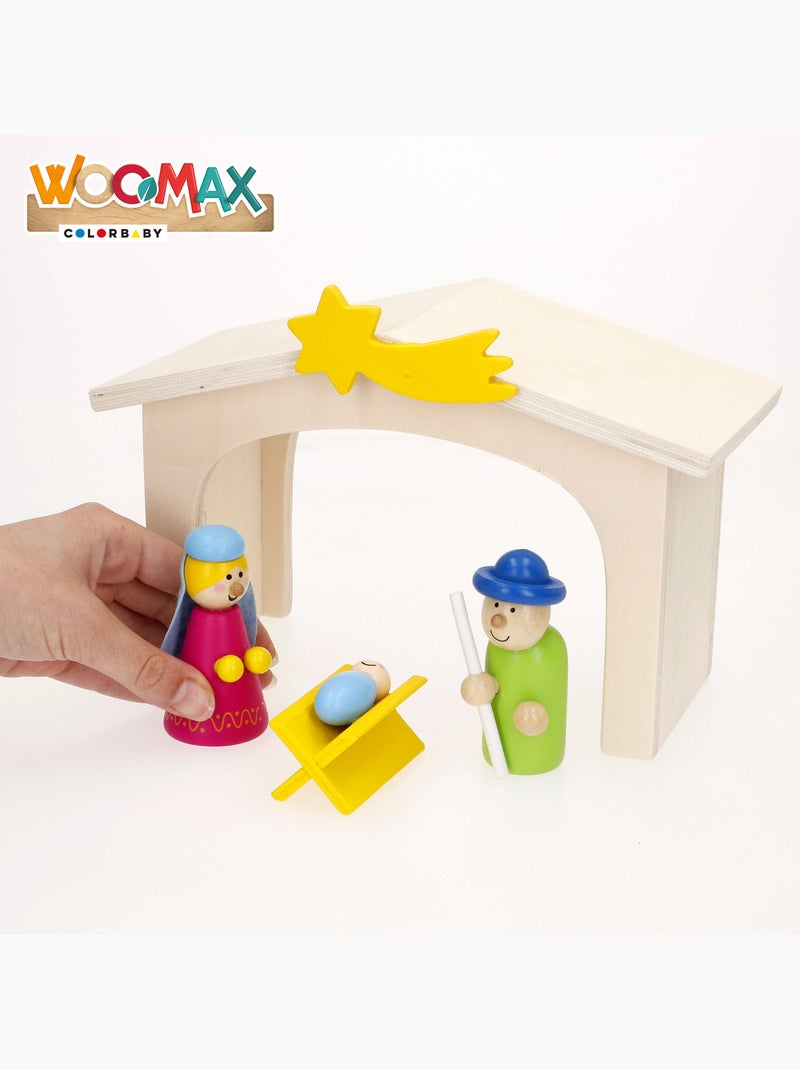 Presepe in legno 11 pezzi WOOMAX N/D - Kiabi