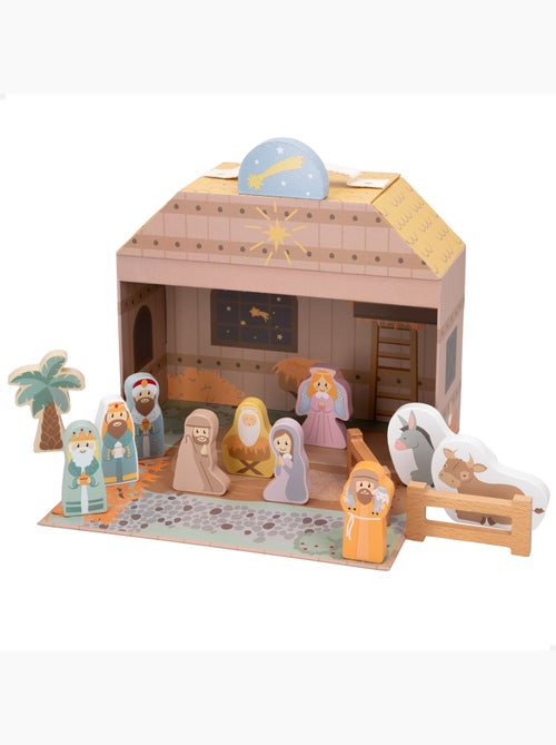 Presepe in legno 14 pezzi WOOMAX - Kiabi
