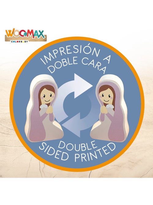 Presepe in legno 14 pezzi WOOMAX - Kiabi
