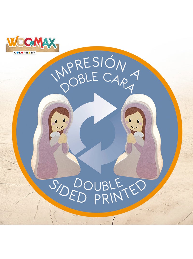 Presepe in legno 14 pezzi WOOMAX N/D - Kiabi