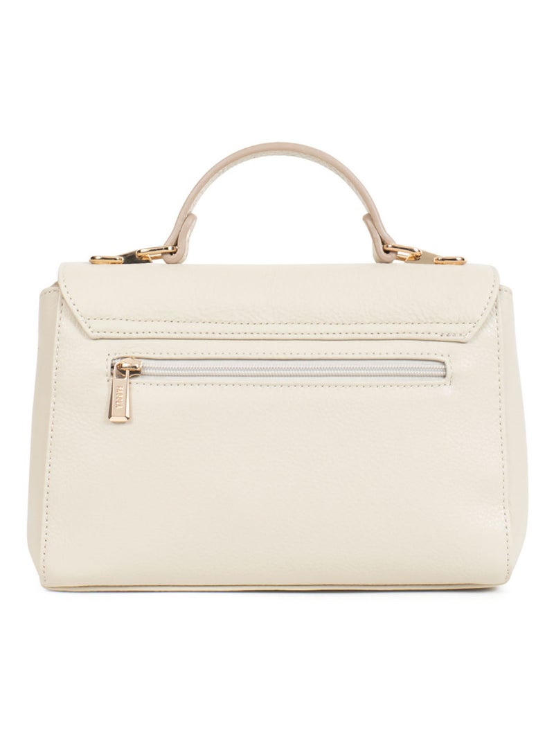 PRETA - Borsa a mano 1 manico - Pelle Beige chiaro - Kiabi