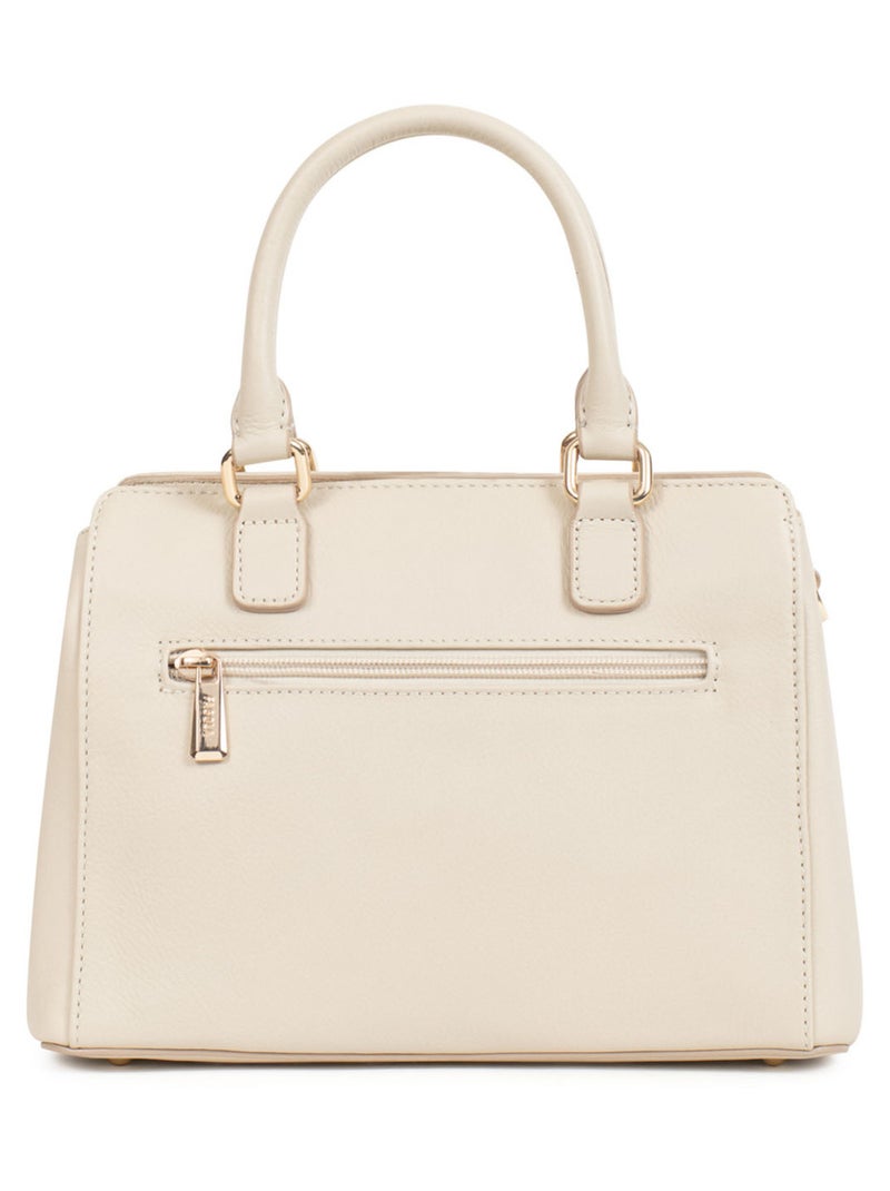 PRETA - Borsa a mano 2 manici - Pelle Beige chiaro - Kiabi