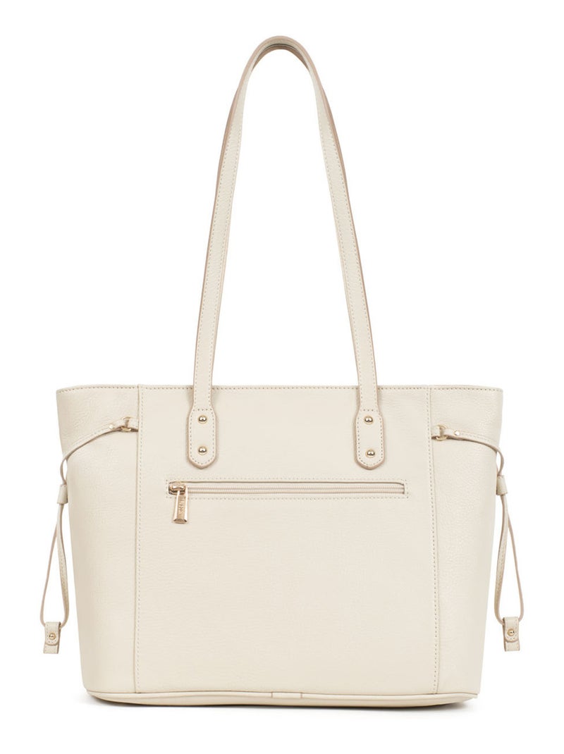PRETA - Borsa a spalla - Pelle Beige chiaro - Kiabi