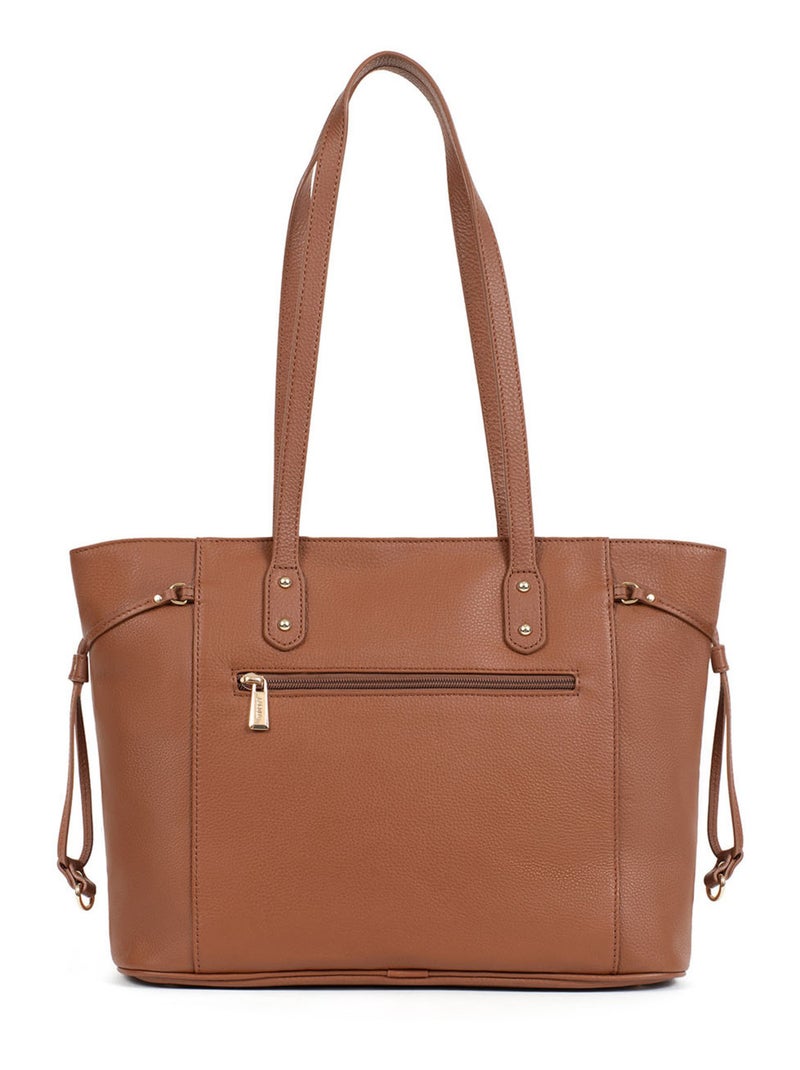PRETA - Borsa a spalla - Pelle Cognac - Kiabi
