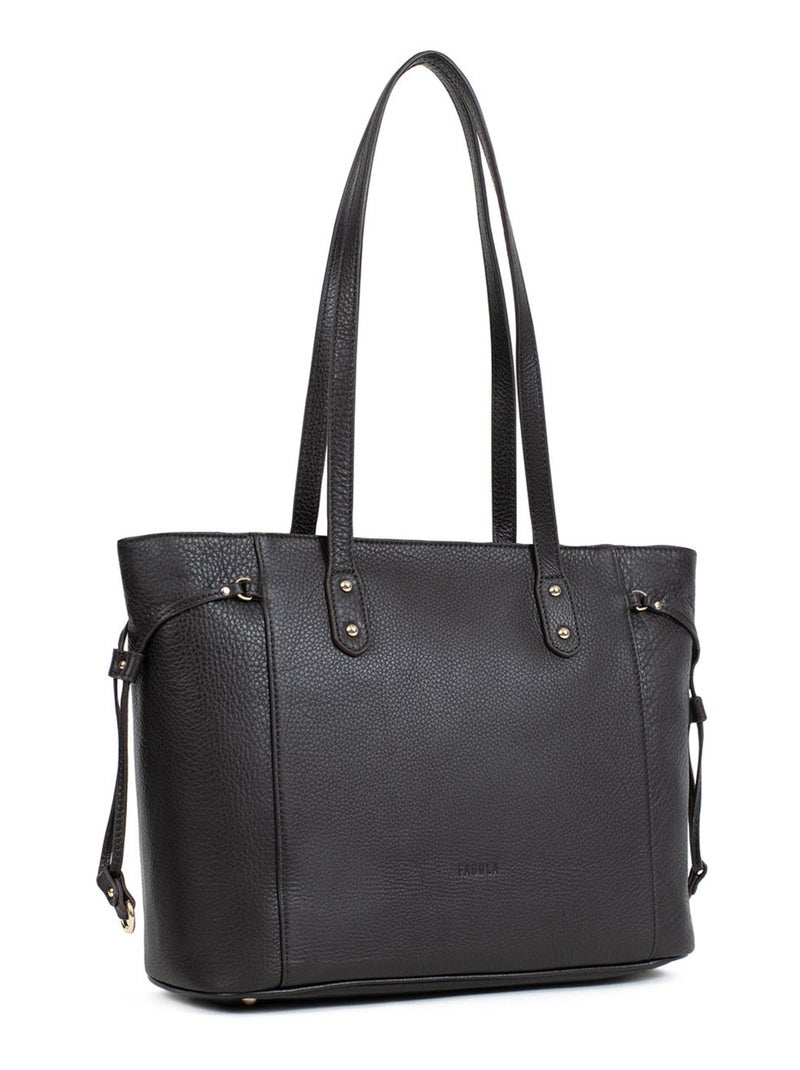 PRETA - Borsa a spalla - Pelle Marrone scuro - Kiabi