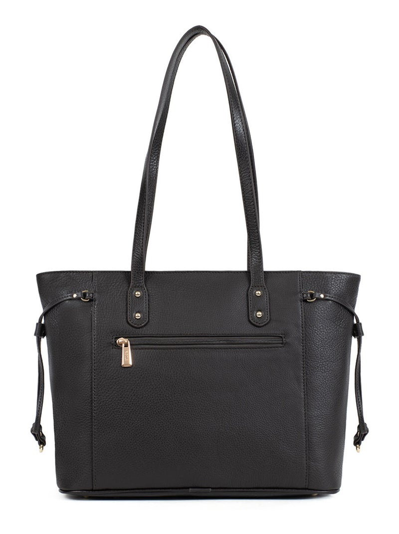 PRETA - Borsa a spalla - Pelle Marrone scuro - Kiabi