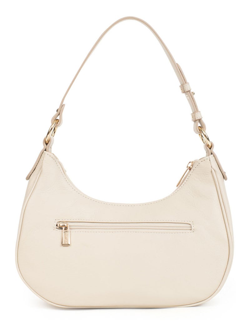 PRETA - Borsa a spalla con 1 manico - Pelle Beige chiaro - Kiabi
