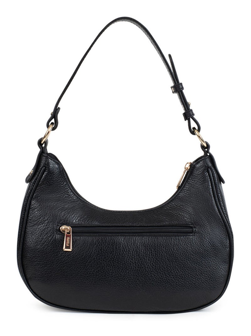 PRETA - Borsa a spalla con 1 manico - Pelle Nero - Kiabi