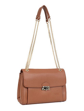 PRETA - Borsa a spalla con 2 manici - Pelle