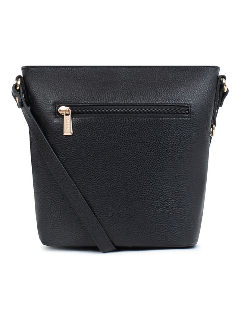 PRETA - Borsa a tracolla - Pelle Nero - Kiabi