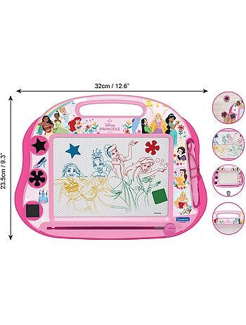 Principesse Disney Lavagna da disegno magnetica multicolore con accessori Formato A5