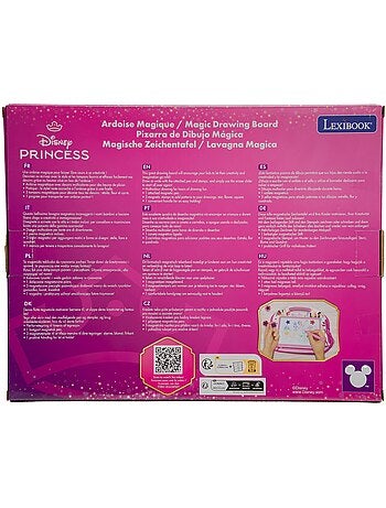 Principesse Disney Lavagna da disegno magnetica multicolore con accessori Formato A5