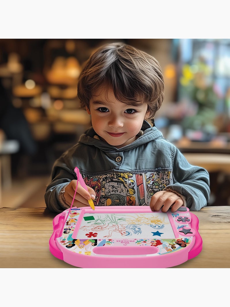 Principesse Disney Lavagna da disegno magnetica multicolore con accessori Formato A5 N/D - Kiabi