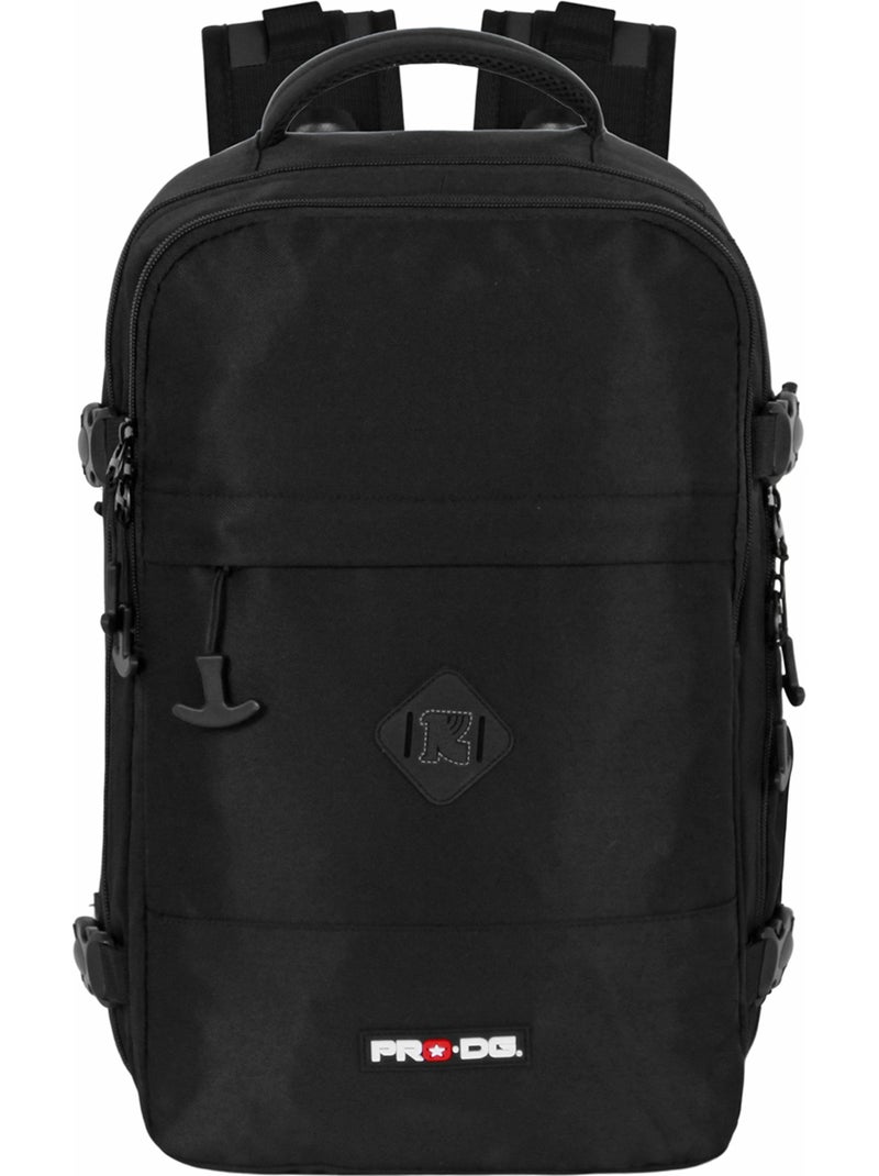 PRO-DG Black Zaino Mercury 2.0 da Viaggio Aereo 40x20x25cm Bagaglio a Mano, Nero Nero - Kiabi