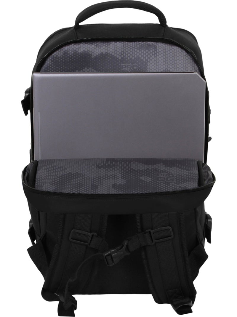 PRO-DG Black Zaino Mercury 2.0 da Viaggio Aereo 40x20x25cm Bagaglio a Mano, Nero Nero - Kiabi
