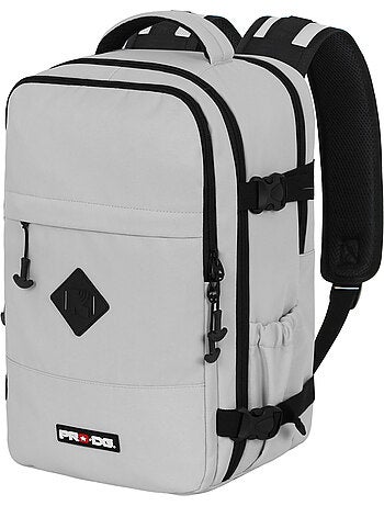 Pro-dg grigio zaino mercury 2.0 da viaggio aereo 40x20x25cm bagaglio a mano, grigio