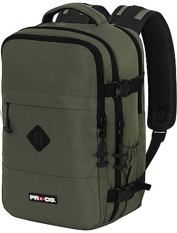 Pro-dg khaki zaino mercury 2.0 da viaggio aereo 40x20x25cm bagaglio a mano, verde militare