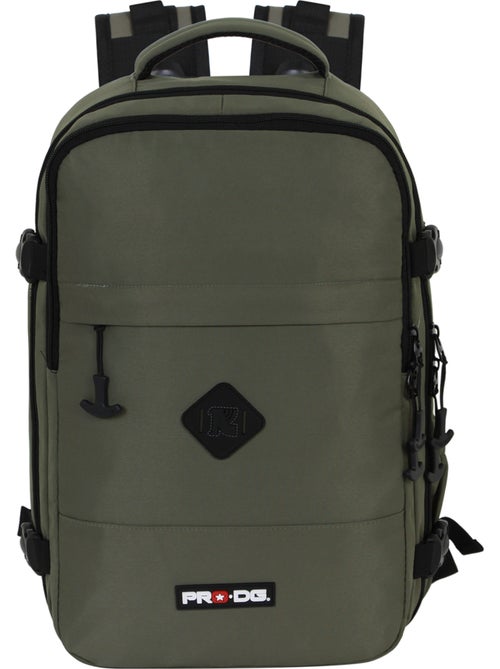 PRO-DG Khaki Zaino Mercury 2.0 da Viaggio Aereo 40x20x25cm Bagaglio a Mano, Verde Militare - Kiabi
