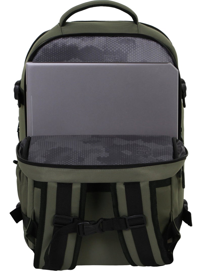 PRO-DG Khaki Zaino Mercury 2.0 da Viaggio Aereo 40x20x25cm Bagaglio a Mano, Verde Militare Verde kaki - Kiabi