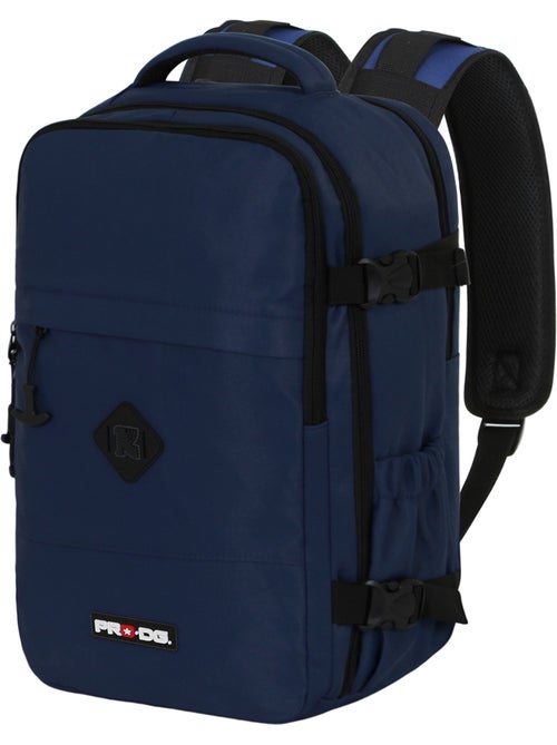 PRO-DG Navy Zaino Mercury 2.0 da Viaggio Aereo 40x20x25cm Bagaglio a Mano, Blu Scuro - Kiabi