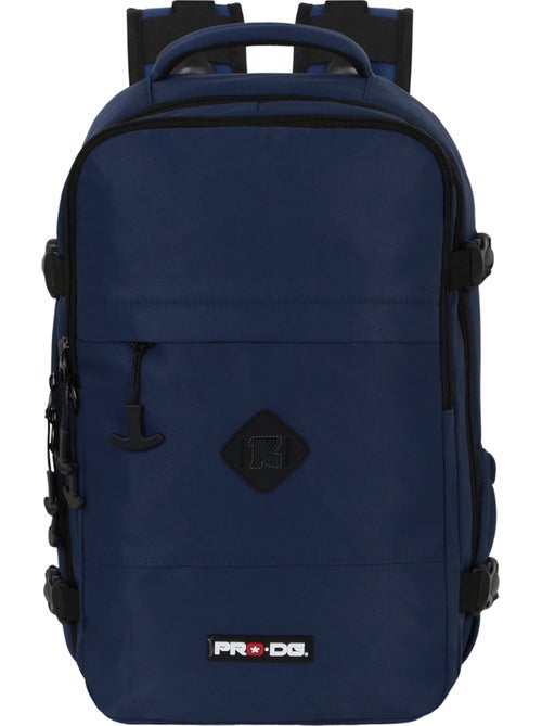 PRO-DG Navy Zaino Mercury 2.0 da Viaggio Aereo 40x20x25cm Bagaglio a Mano, Blu Scuro - Kiabi
