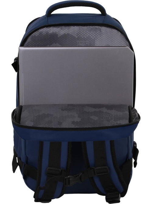 PRO-DG Navy Zaino Mercury 2.0 da Viaggio Aereo 40x20x25cm Bagaglio a Mano, Blu Scuro - Kiabi