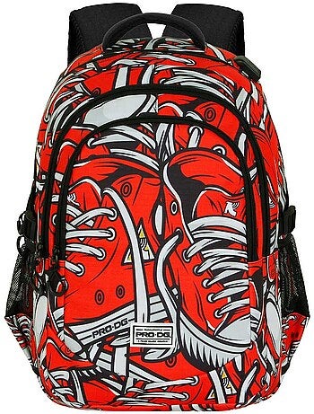 Pro-dg sneak zaino running plus, rosso