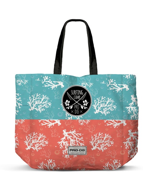 PRO-DG Surfcamp Borsa Tote per la Spesa Shopping FAN Orizzontale, Blu - Kiabi PRO-DG Surfcamp Borsa Tote per la Spesa Shopping FAN Orizzontale, Blu - Kiabi