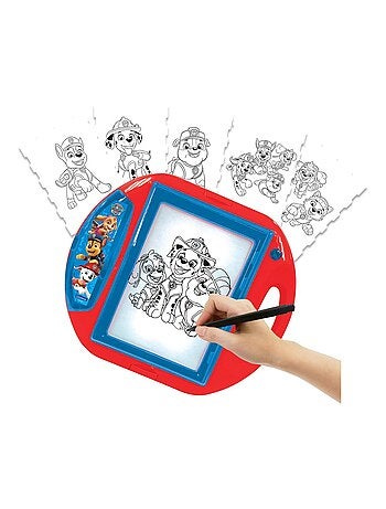 Proiettore da disegno Paw Patrol con modelli e timbri