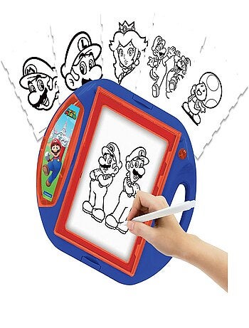 Proiettore da disegno Super Mario con modelli e timbri