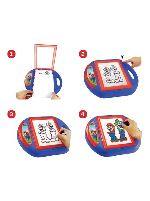 Proiettore da disegno Super Mario con modelli e timbri - Kiabi Proiettore da disegno Super Mario con modelli e timbri - Kiabi