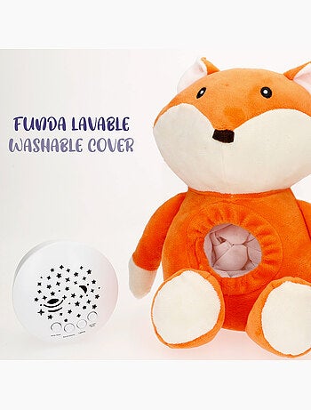 Proiettore di stelle in peluche con volpe luminosa e sonora genial baby