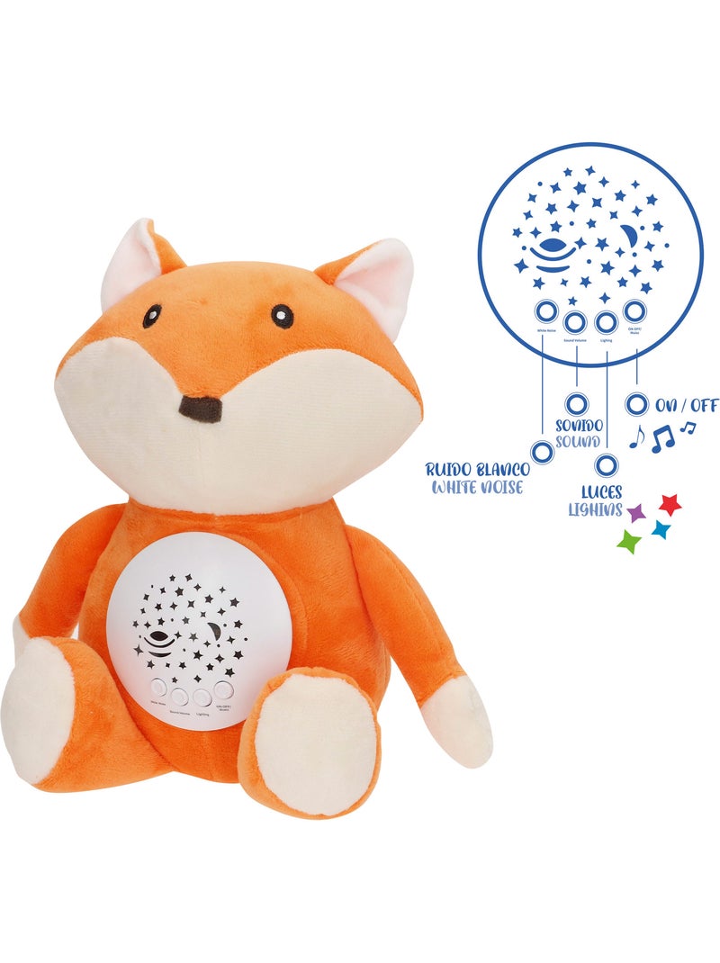 Proiettore di stelle in peluche con volpe luminosa e sonora genial baby N/D - Kiabi