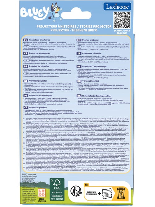 Proiettore di storie e torcia bluey - Kiabi Proiettore di storie e torcia bluey - Kiabi