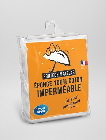 Proteggi-materasso impermeabile in spugna