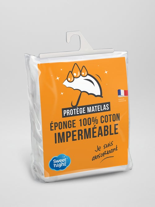 Proteggi-materasso impermeabile in spugna - Kiabi