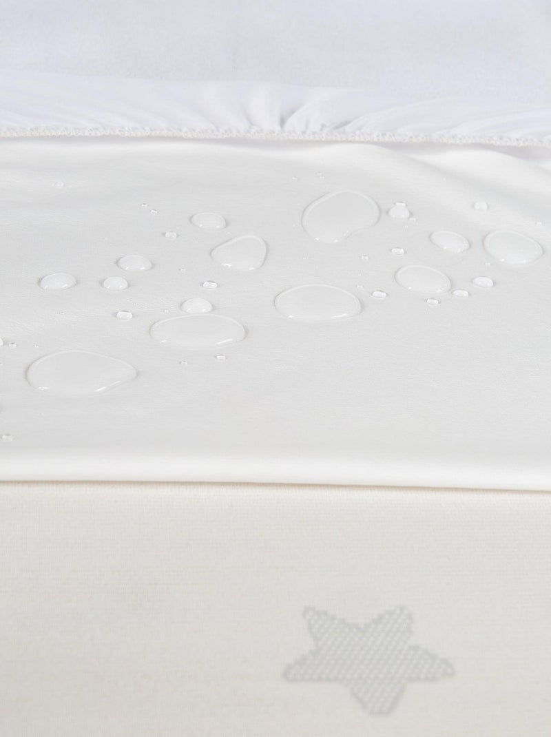 Proteggi‑materasso bebè estensibile – coprimaterasso antiacaro "Roba Safe Asleep" Bianco - Kiabi